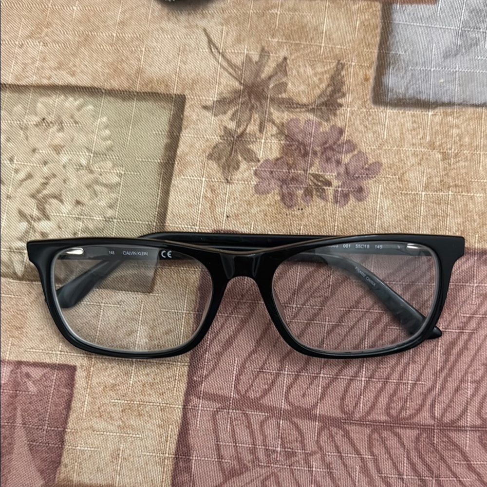 Calvin Klein Black Rectangular Glasses - image 1